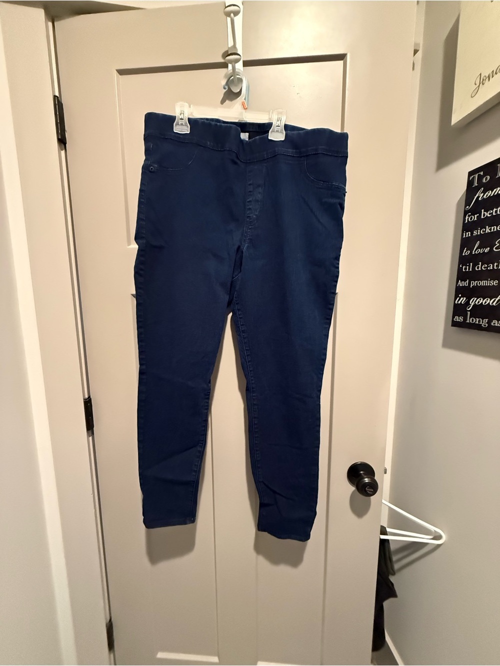 Navy Pull-On Jeggings